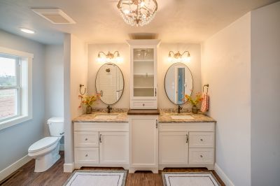 Bright Vanity Area